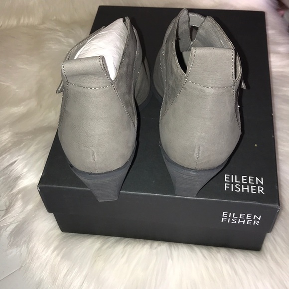 Eileen Fisher Tempo Bootie in Graphite Nubuck - Picture 5 of 5